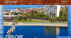Desktop Screenshot of catamaranresort.com